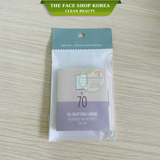  Giấy thấm hút dầu THEFACESHOP OIL BLOTTING LINENS 