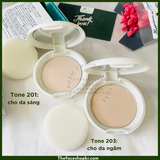  Phấn phủ trang điểm dạng nén nâng tông thấm hút nhờn THEFACESHOP fmgt OIL CLEAR SKIN COVER COMPACT 9g 