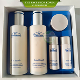  Bộ dưỡng chức năng kép Chống lão hóa Làm sáng mịn da The Face Shop DR BELMEUR TOTAL YOUTH BIOME SKINCARE SET 5ea 