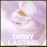  Phấn Nước Dưỡng Da Căng Mịn Đẹp Tự Nhiên Lâu Trôi Thuần Chay Vegan THE FACE SHOP DEWY LASTING CUSHION SPF50+ PA+++ 