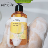  [ Hàng Công Ty] SỮA TẮM SÁNG DA HƯƠNG CAM CHANH TƯƠI MÁT BEYOND VITAL GLOW BODY WASH 500ML 