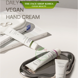  Kem dưỡng da tay Thuần Chay THE FACE SHOP Daily Moment Vegan Hand Cream 30ml Mềm mịn Cấp ẩm Thơm dễ chịu 