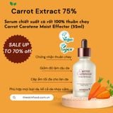  Serum thuần chay dưỡng ẩm giảm đỏ làm dịu da chiết xuất 100% cà rốt SKINFOOD CARROT CAROTENE MOIST EFFECTOR 52ml 