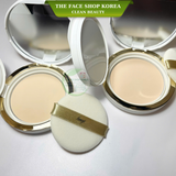  Phấn phủ trang điểm dạng nén cao cấp 2 trong 1 Gold Collagen Ampoule Two Way Pact The Face Shop fmgt 9.5g SPF40 PA+++ 