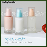  Kem lót dưỡng ẩm, làm mịn, căng bóng da Code Glokolor Fix-on Primer Hydro 30ml 