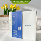  Bộ dưỡng chức năng kép Chống lão hóa Làm sáng mịn da The Face Shop DR BELMEUR TOTAL YOUTH BIOME SKINCARE SET 5ea 