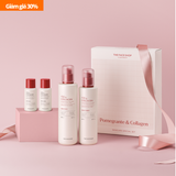  Set dưỡng săn mịn da và chống lão hóa Lựu THE FACE SHOP Pomegranate Collagen Skincare Set The Face Shop 