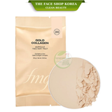  Lõi phấn phủ trang điểm nâng tone kiềm dầu Thefaceshop Gold Collagen Ampoule Two Way Pact refill 