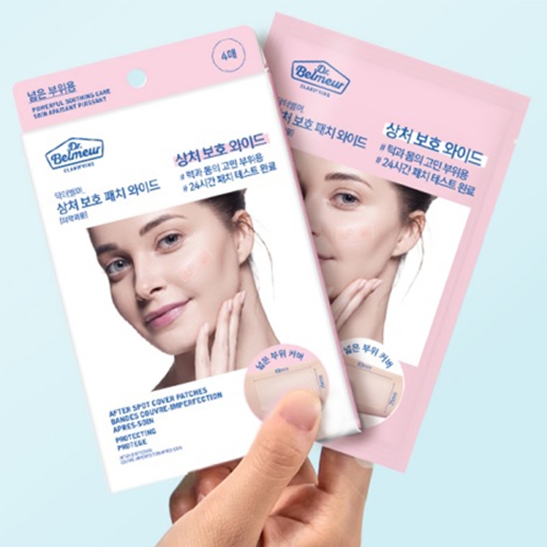 Miếng Dán Làm Dịu Và Bảo Vệ Vùng Da Sau Khi Nặn Mụn Dr.Belmeur Clarifying Arter Spot Cover Patches 4pcs 