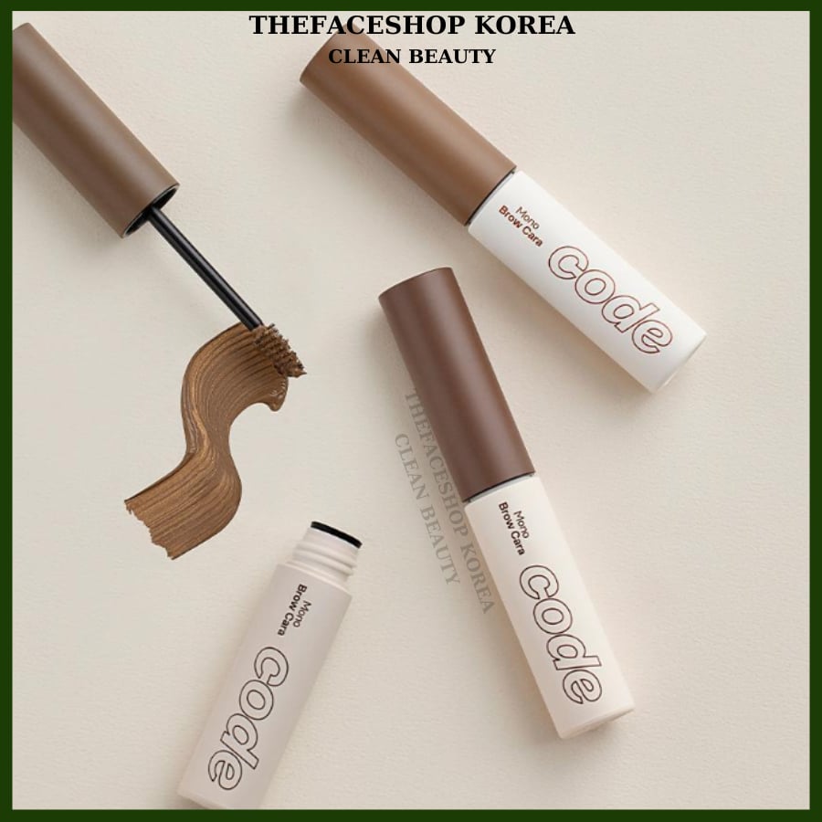  [Hàng công ty] Mascara định hình làm dày và đều màu từng sợi lông mày Code Glokolor Mono Brow Cara 3 màu 6g 