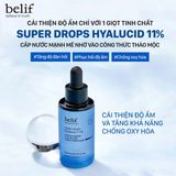  Tinh Chất Cấp Ẩm Chống Oxy Hóa Belif Super Drops Hyalucid 11% 30ml 
