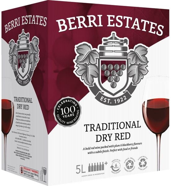  Berri Estates Hộp 5L đỏ 