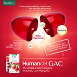  Set 3 Hộp Humancel GAC (Viên nang dầu gấc chăm sóc mắt, trẻ hóa da, tăng sức đề kháng, công nghệ & tiêu chuẩn Hàn Quốc) 