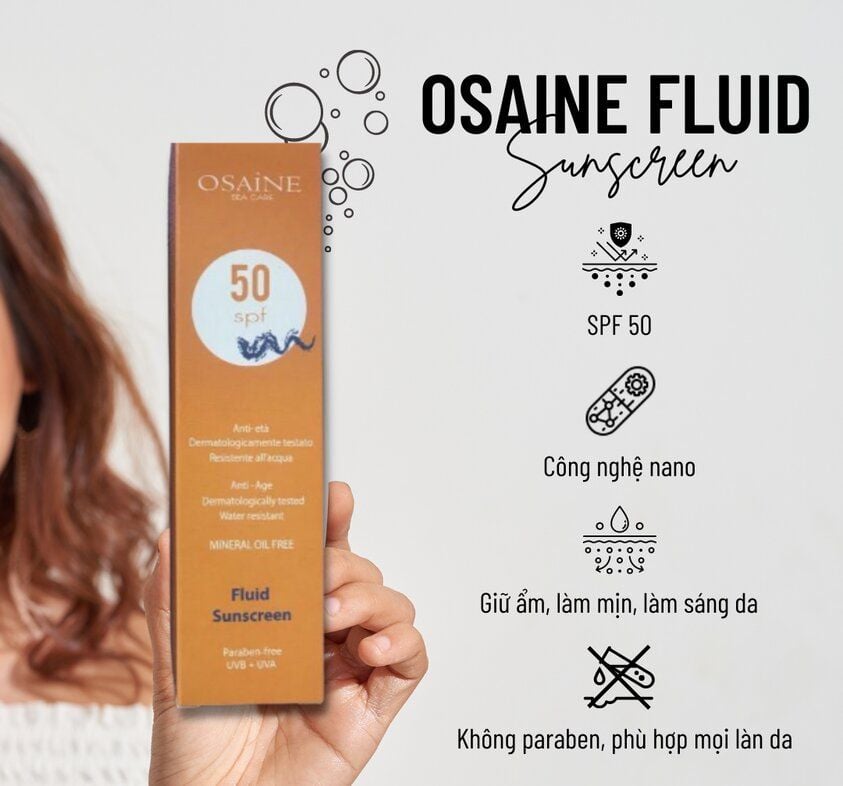  Osaine Fluid Sunscreen SPF 50+ 
