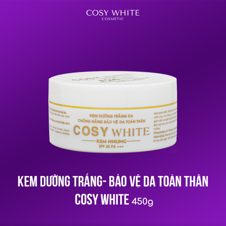  Body Cosy White -Kem Dưỡng Trắng- Bảo Vệ Da Toàn Thân 
