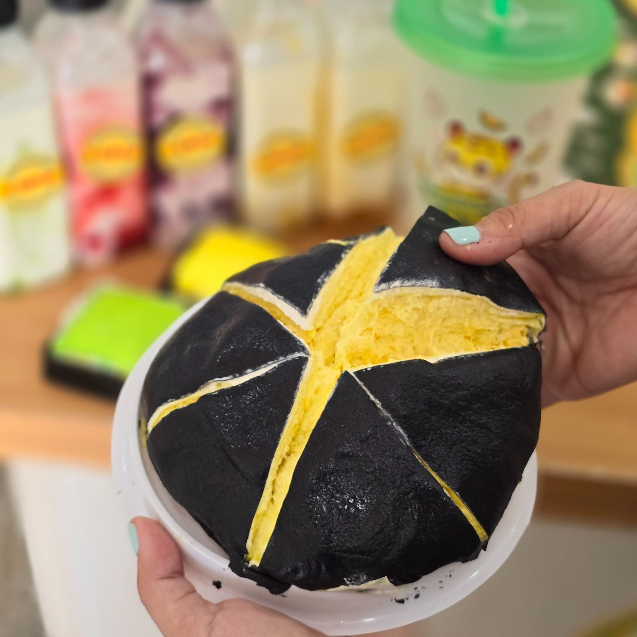  Bánh Phô Mai Than Tre size 12cm - 400g 