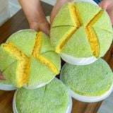 Bánh Phú Sĩ Sầu Riêng lá dứa - Size 16cm (600g) 