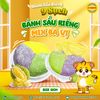  Bánh Sầu Riêng Mix Ba Vị - Size 12 cm (400g) 