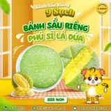  Bánh Phú Sĩ Sầu Riêng lá dứa - Size 16cm (600g) 