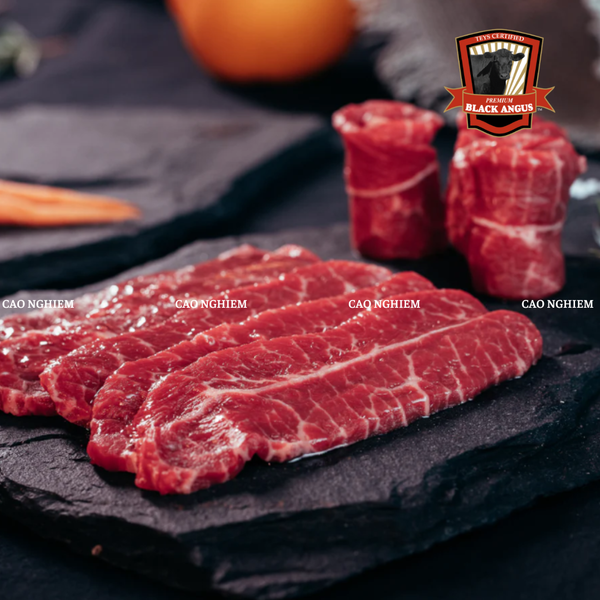  Lõi Vai Thịt Bò Black Angus Teys Certified Premium MB2+ - Chuck Roll Black Angus Beef Teys Certified Premium MB2+ 