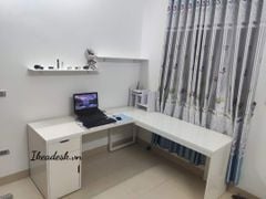 Bàn IKEA Chữ L 1 tủ