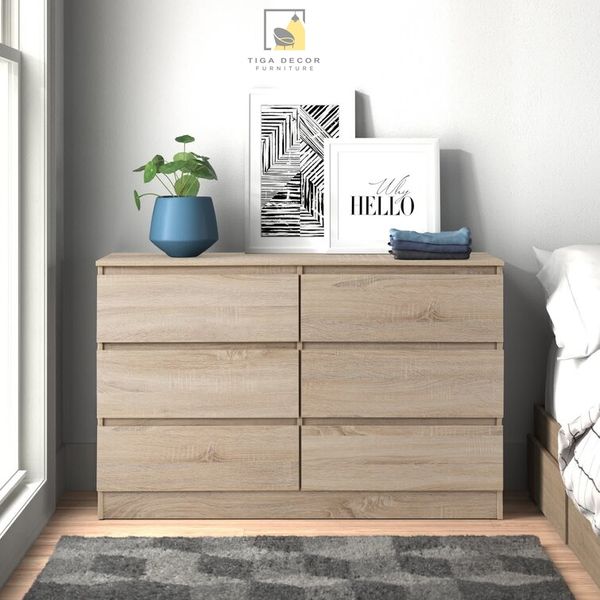 Tủ đựng đồ IKEADESK.VN, để quần áo, mỹ phẩm, hộc kéo hiện đại, trẻ trung