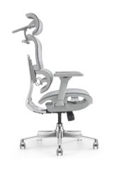 Ghế Công Thái Học Atum Màu Đen Lưng Hợp Kim Nhôm, Tựa Đầu 6D