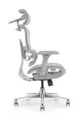 Ghế Công Thái Học Atum Màu Đen Lưng Hợp Kim Nhôm, Tựa Đầu 6D