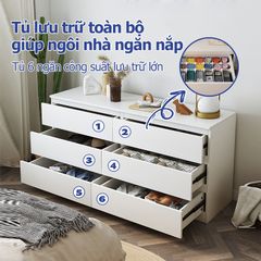Tủ đựng đồ IKEADESK.VN, để quần áo, mỹ phẩm, hộc kéo hiện đại, trẻ trung
