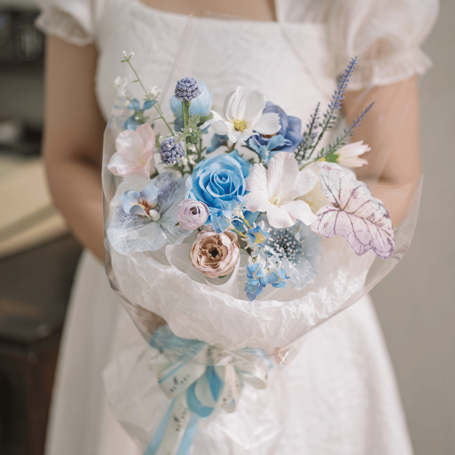  HOA BÓ - PASTEL BLUE 