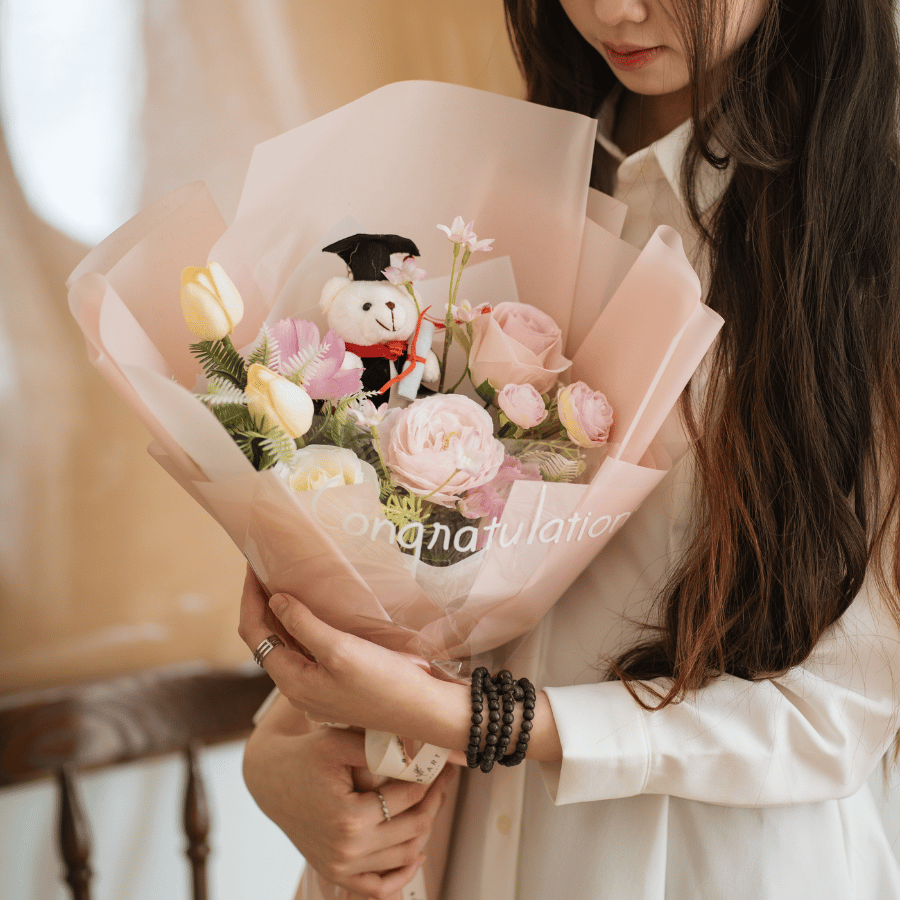  HOA TỐT NGHIỆP - SWEET PINK 