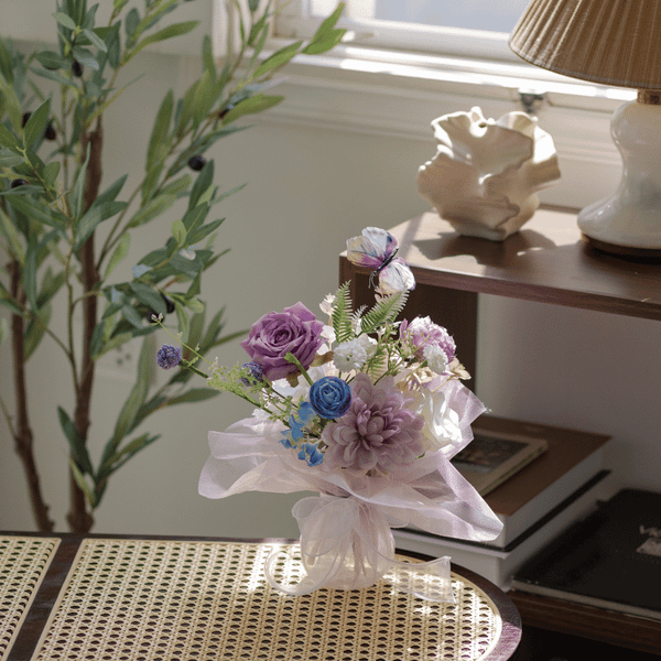  LỌ THỦY TINH - TONE TÍM 