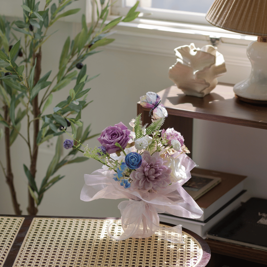  LỌ THỦY TINH - TONE TÍM 