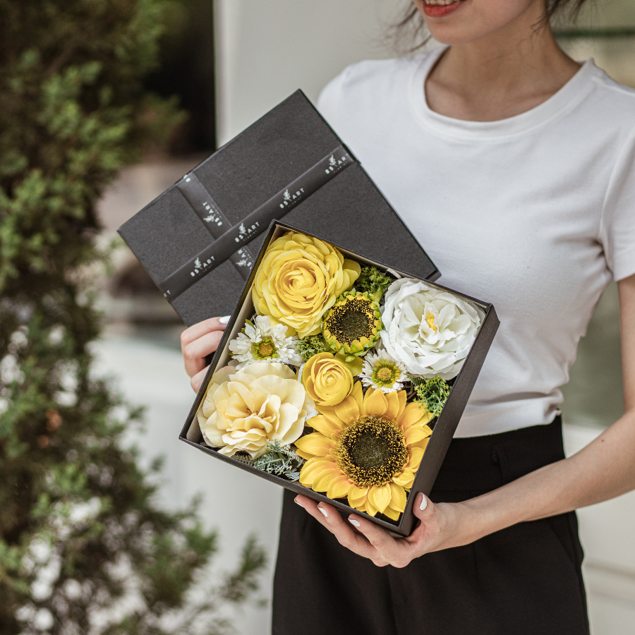  FLORA BOX M - SUNFLOWER 