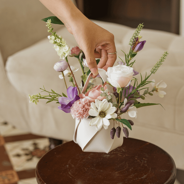  LEATHER BAG MINI - PURPLE 