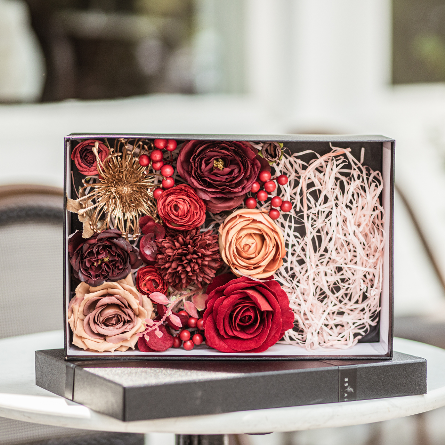  FLORA BOX L - SCARLET 