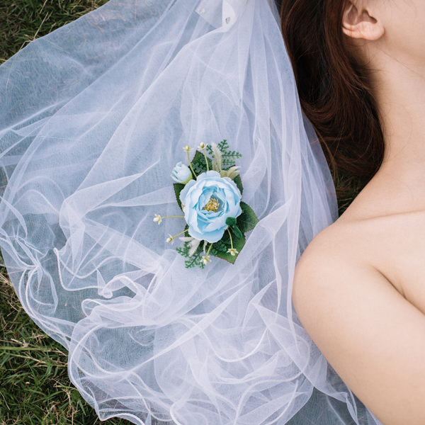  HOA CÁI ÁO - XANH 1 