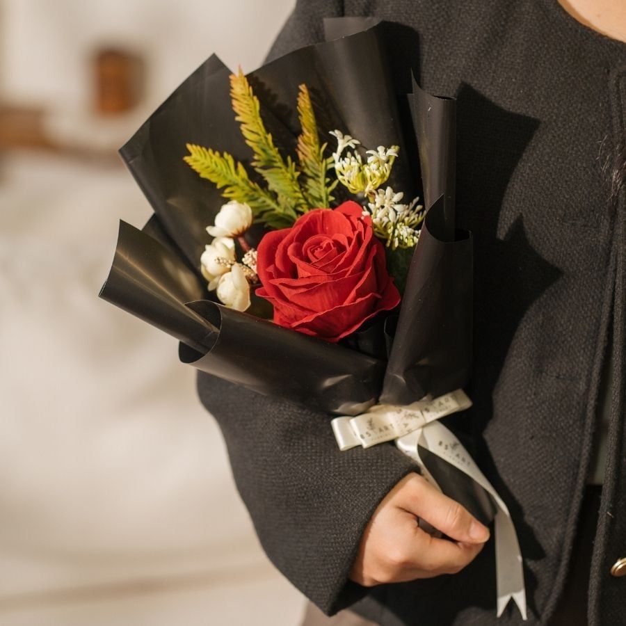  HỒNG NHUNG ĐỎ 1 BÔNG 