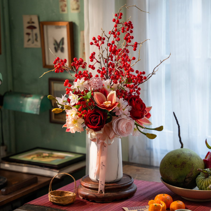  HOA TẾT - LYLY ĐỎ 