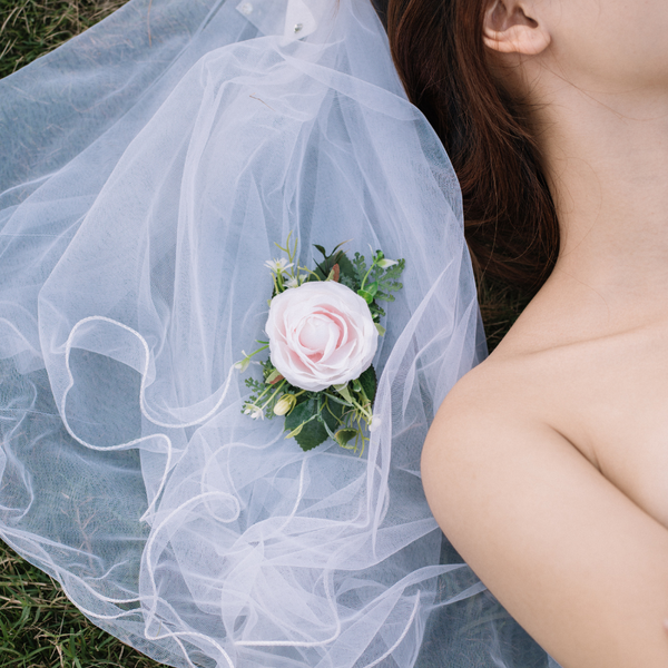  HOA CÀI ÁO - HỒNG TRẮNG 