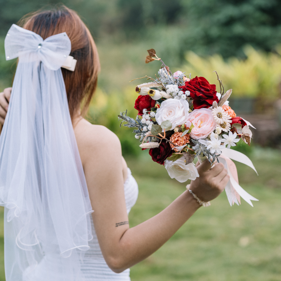  HOA CƯỚI - HỒNG NHUNG ĐỎ 