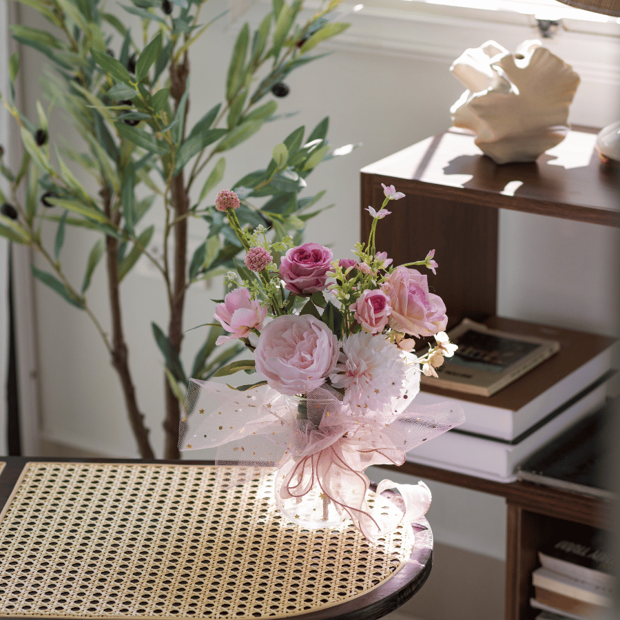  LỌ THỦY TINH - TONE HỒNG 