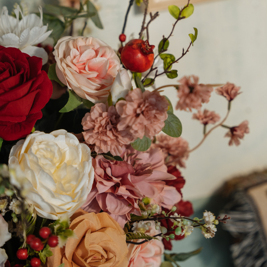  HOA DECOR - MIMOSA HỒNG ĐỎ 