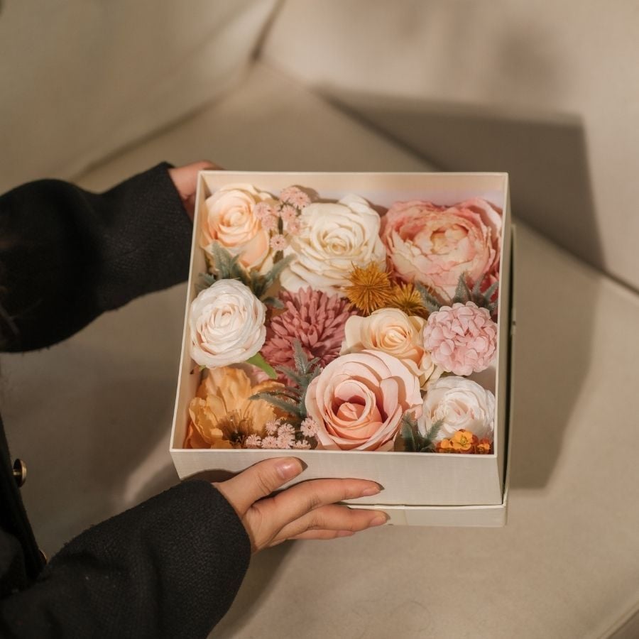  FLORA BOX - PEACH 