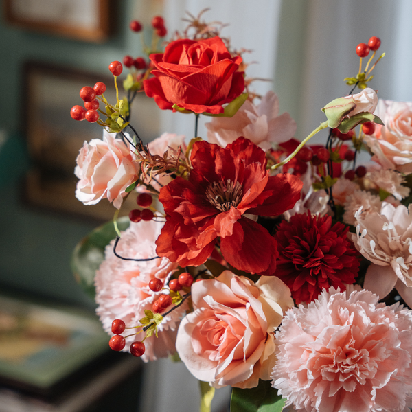  HOA DECOR - CẨM CHƯỚNG HỒNG 