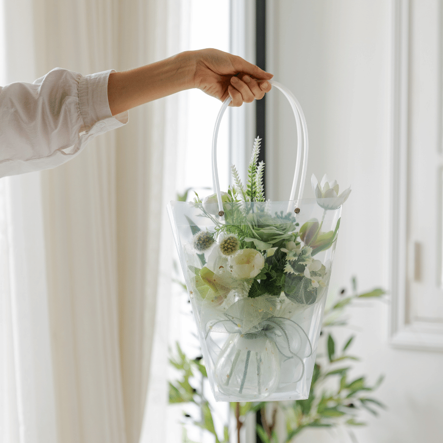  LỌ THỦY TINH - TONE XANH BƠ 