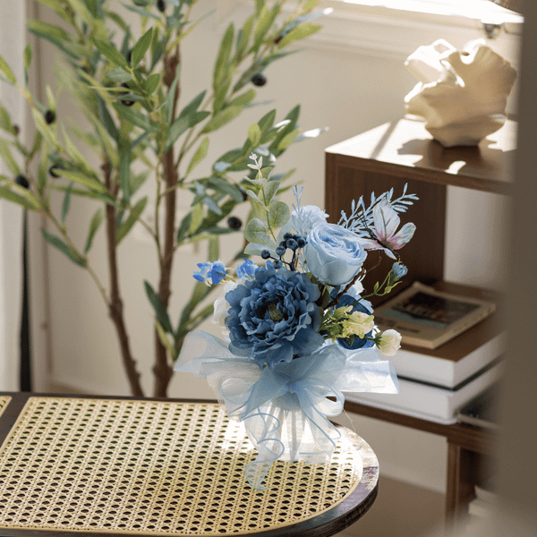  LỌ THỦY TINH - TONE XANH DƯƠNG 