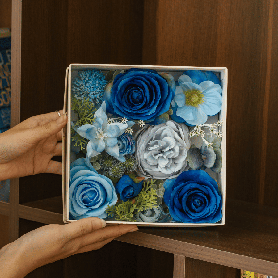  FLORA BOX M - BLUE NAVY 