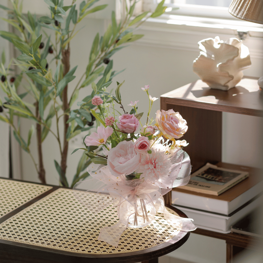  LỌ THỦY TINH - TONE HỒNG 