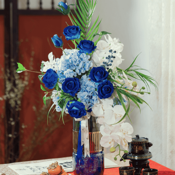  HOA DECOR  - HỒNG XANH 